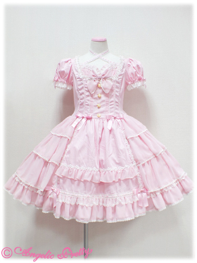 Angelic Pretty Nostalgic Doll OP Pink - One Piece - Lace Market